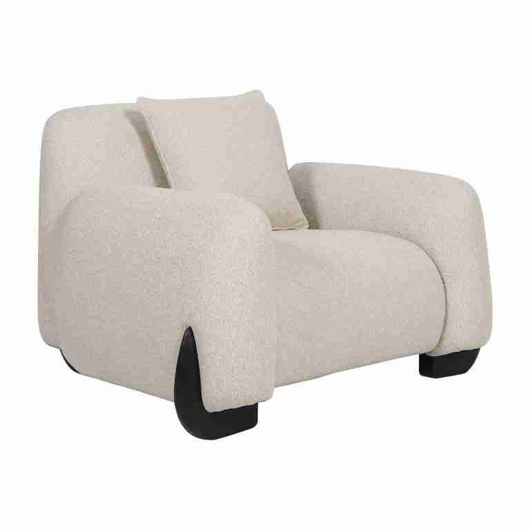 Richmond Fauteuil Godiva Bouclé - Beige