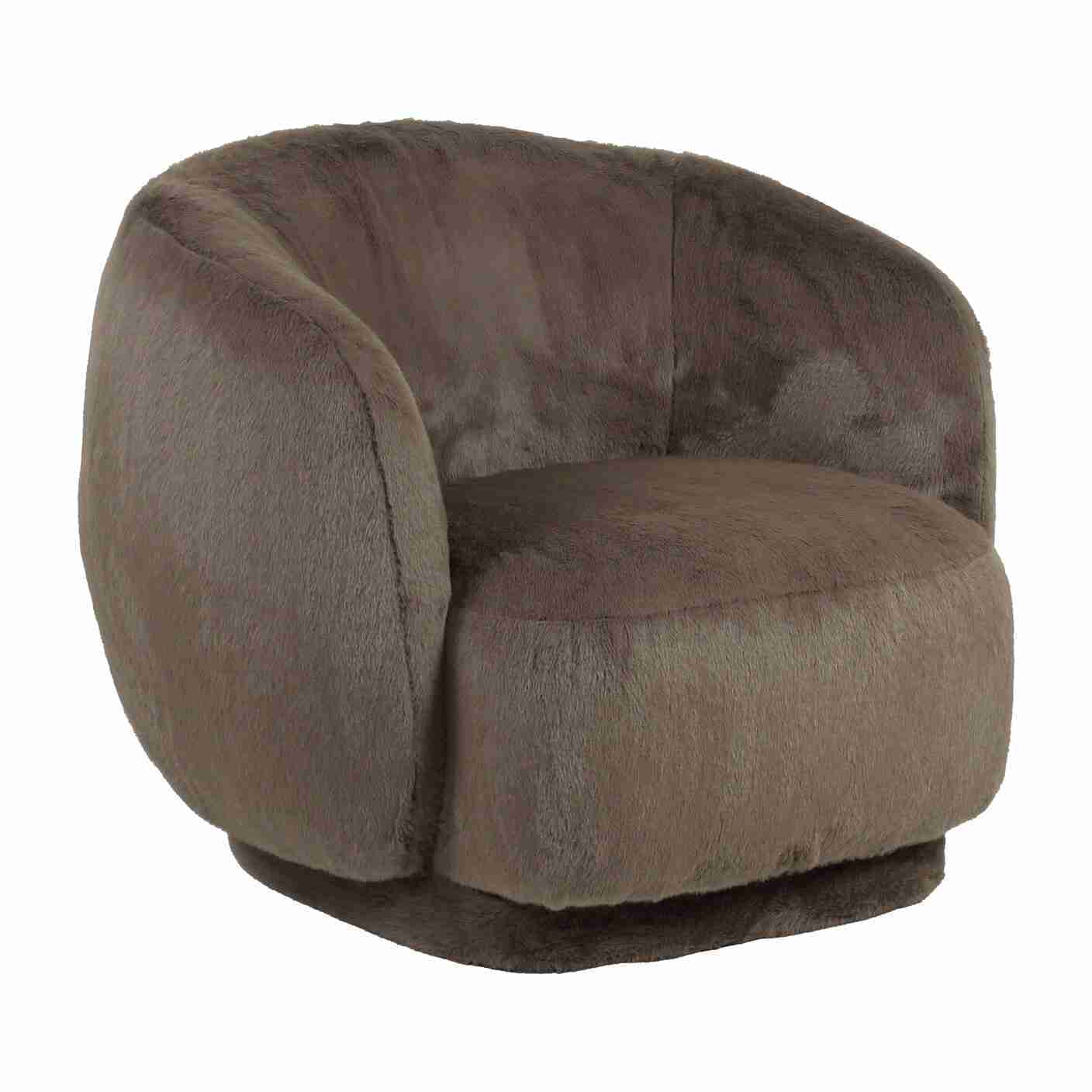 Richmond Fauteuil Negreslo Fluffy - Brown