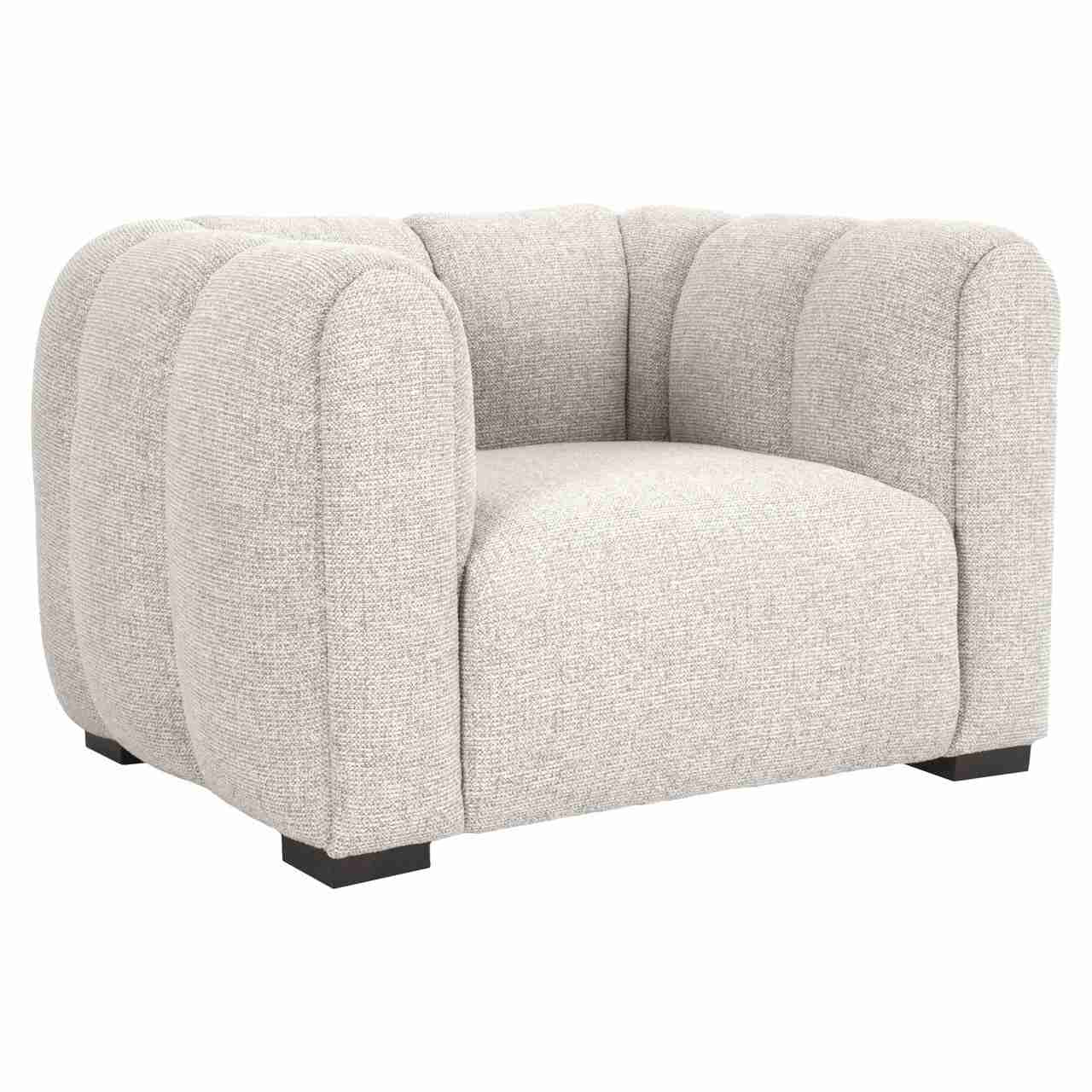 Richmond Fauteuil Novaro Geweven stof - Naturel