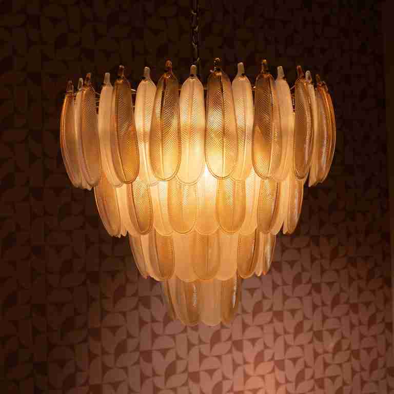 Richmond Hanglamp Chloe Glas, 60 x 60cm - Goud