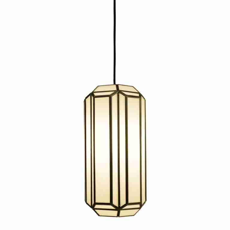 Richmond Hanglamp Elona 41cm, Brass Antique - Goud