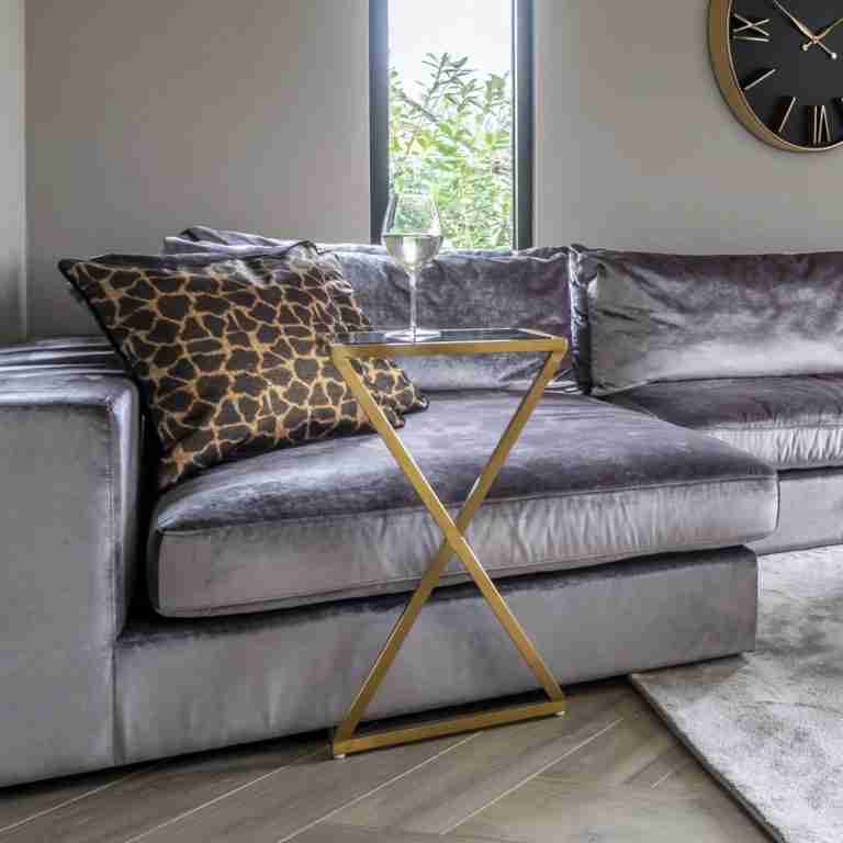 Richmond Laptoptafel Paramount - Goud - Vierkant