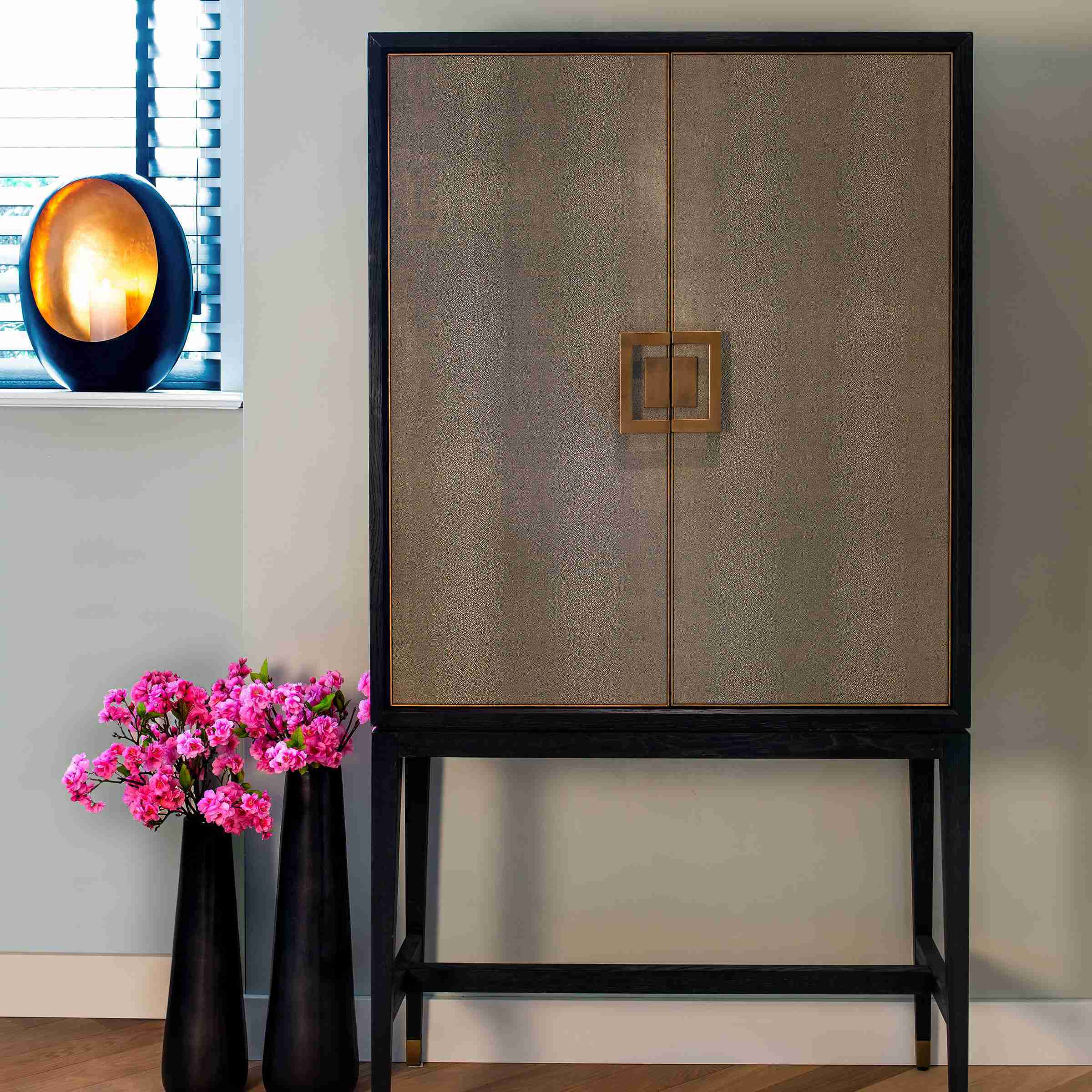 Richmond Opbergkast Bloomingville Eikenhout, 182 x 97cm - Goud