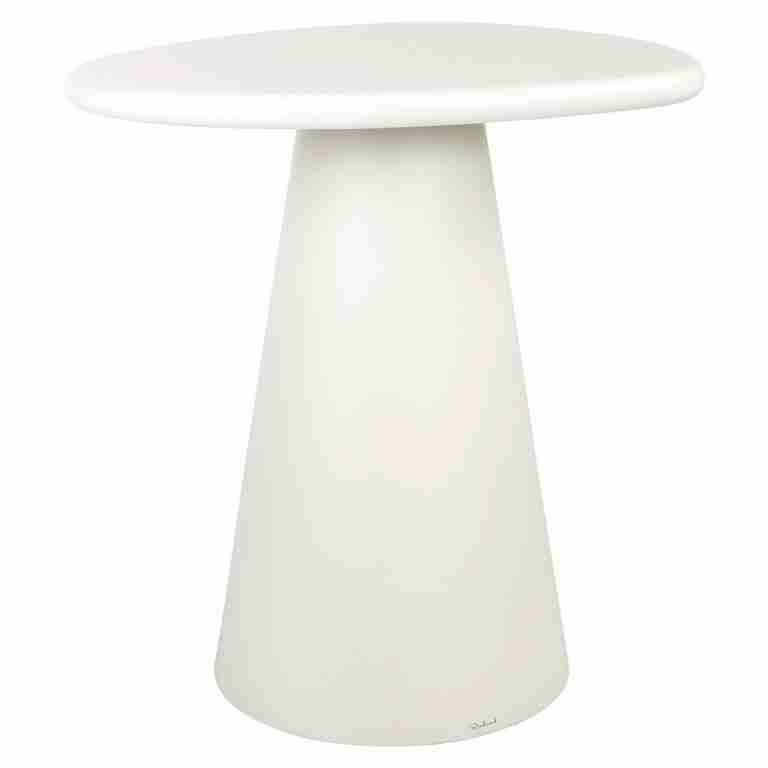Richmond Organische Bartafel Bloomstone 110 x 88cm - Wit