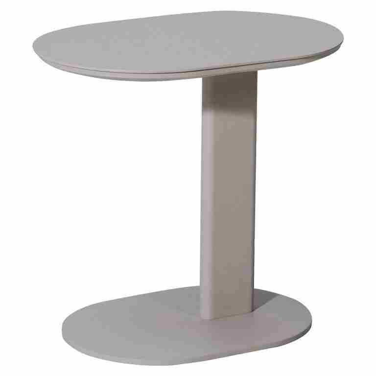 Richmond Outdoor Bijzettafel Quinn 52 x 35cm - Beige - Ovaal
