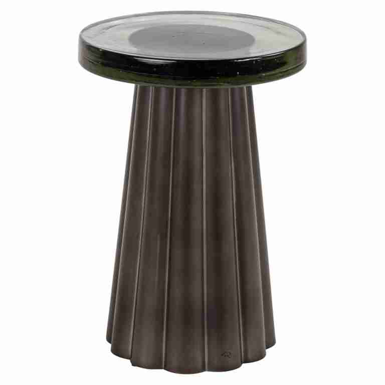 Richmond Ronde Bijzettafel Barwick Brass Antique, 35cm - Brons