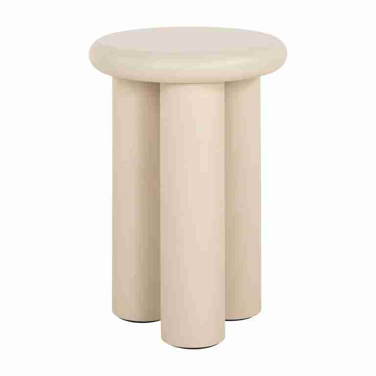 Richmond Ronde Bijzettafel Elbaz 35cm - Beige
