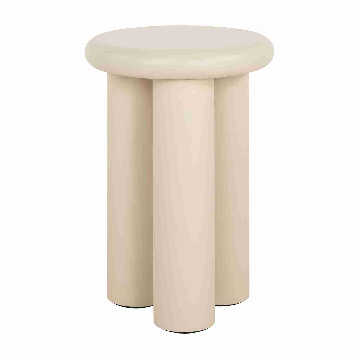Richmond Ronde Bijzettafel Elbaz 35cm - Beige