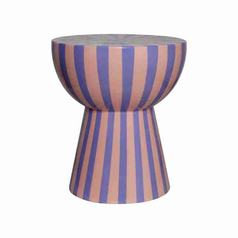 Richmond Ronde Bijzettafel Valeria 34cm - Roze