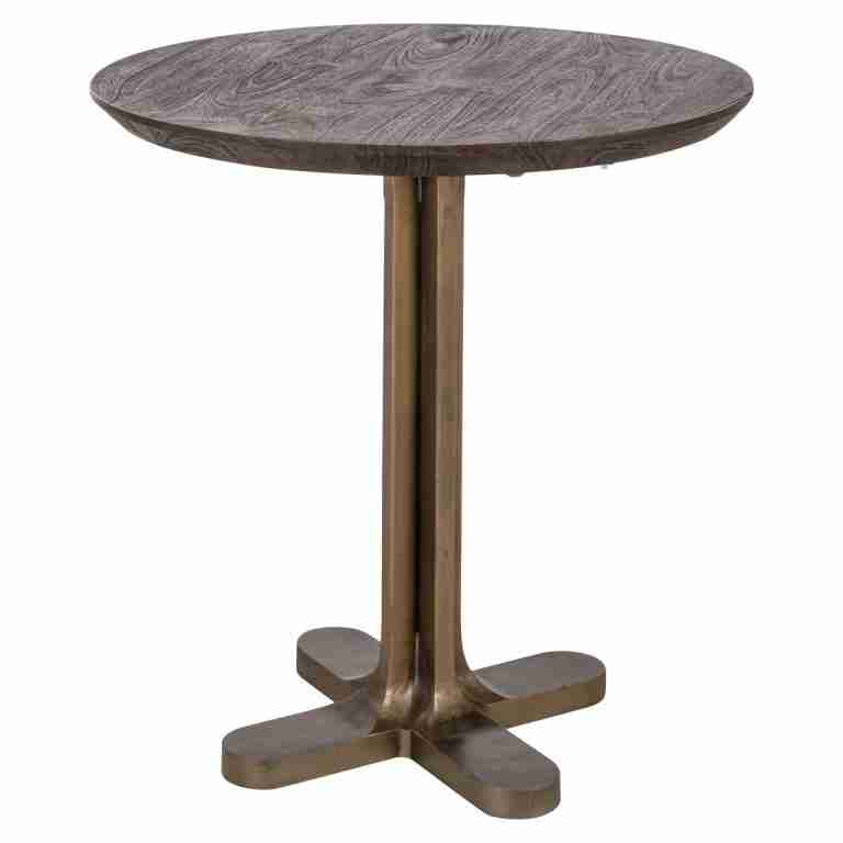 Richmond Ronde Bistrotafel Revelin Mangohout, 75cm - Donkerbruin