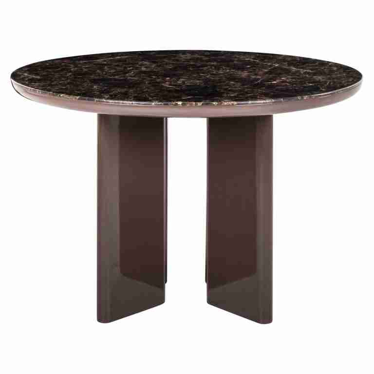Richmond Ronde Eettafel Almundi Keramiek, √ò120cm - Chocolat Brown