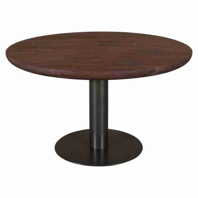 Richmond Ronde Eettafel Baldwin Mangohout, √ò130cm - Spicebrown
