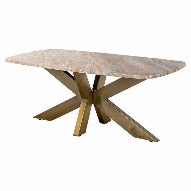 Richmond Salontafel Bottega Marmer, 120 x 60cm - Wit