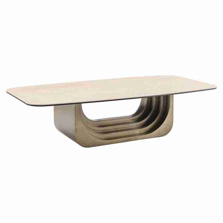 Richmond Salontafel Maxfield Keramiek - Beige, 140 x 70cm