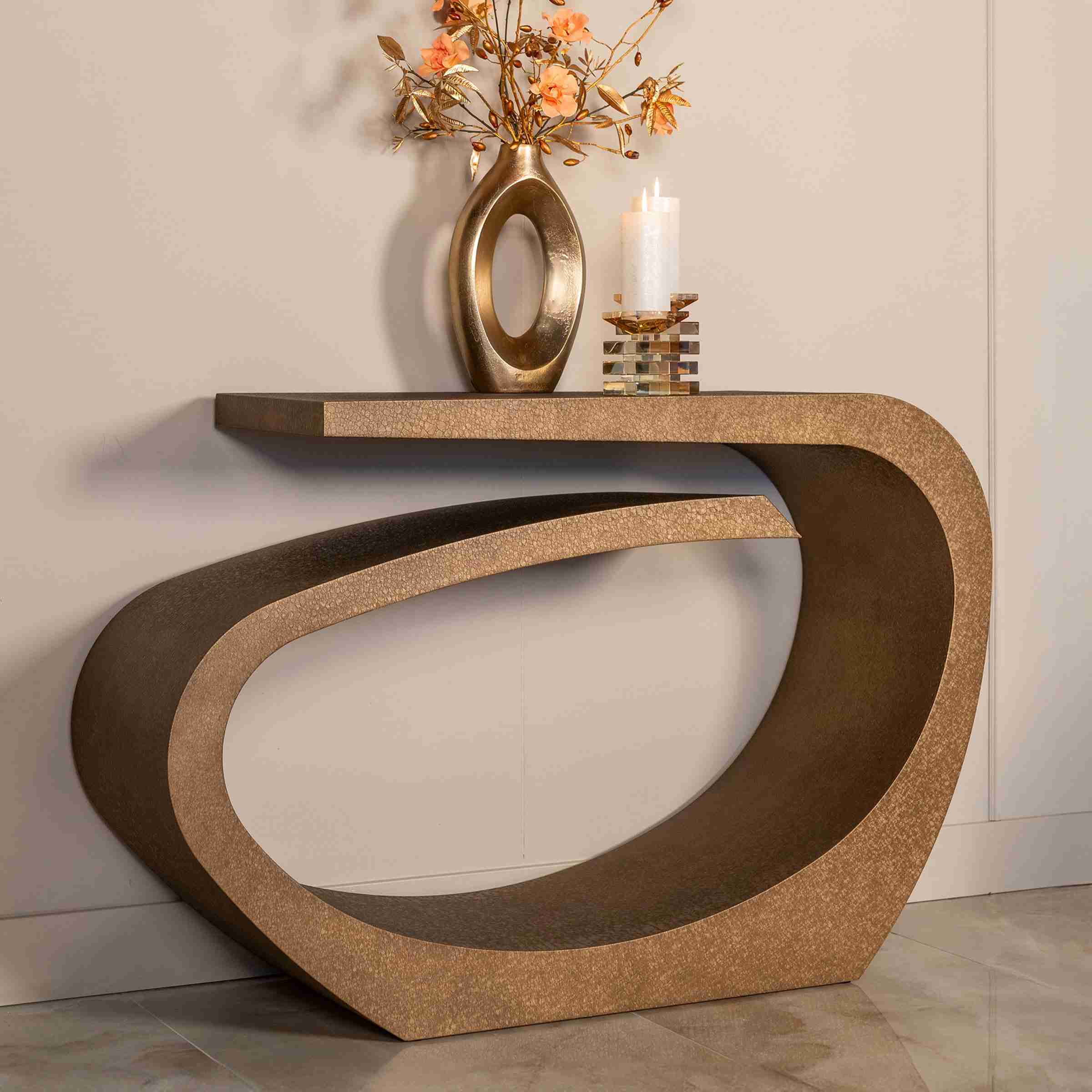 Richmond Sidetable Alhambra 132cm - Zwart