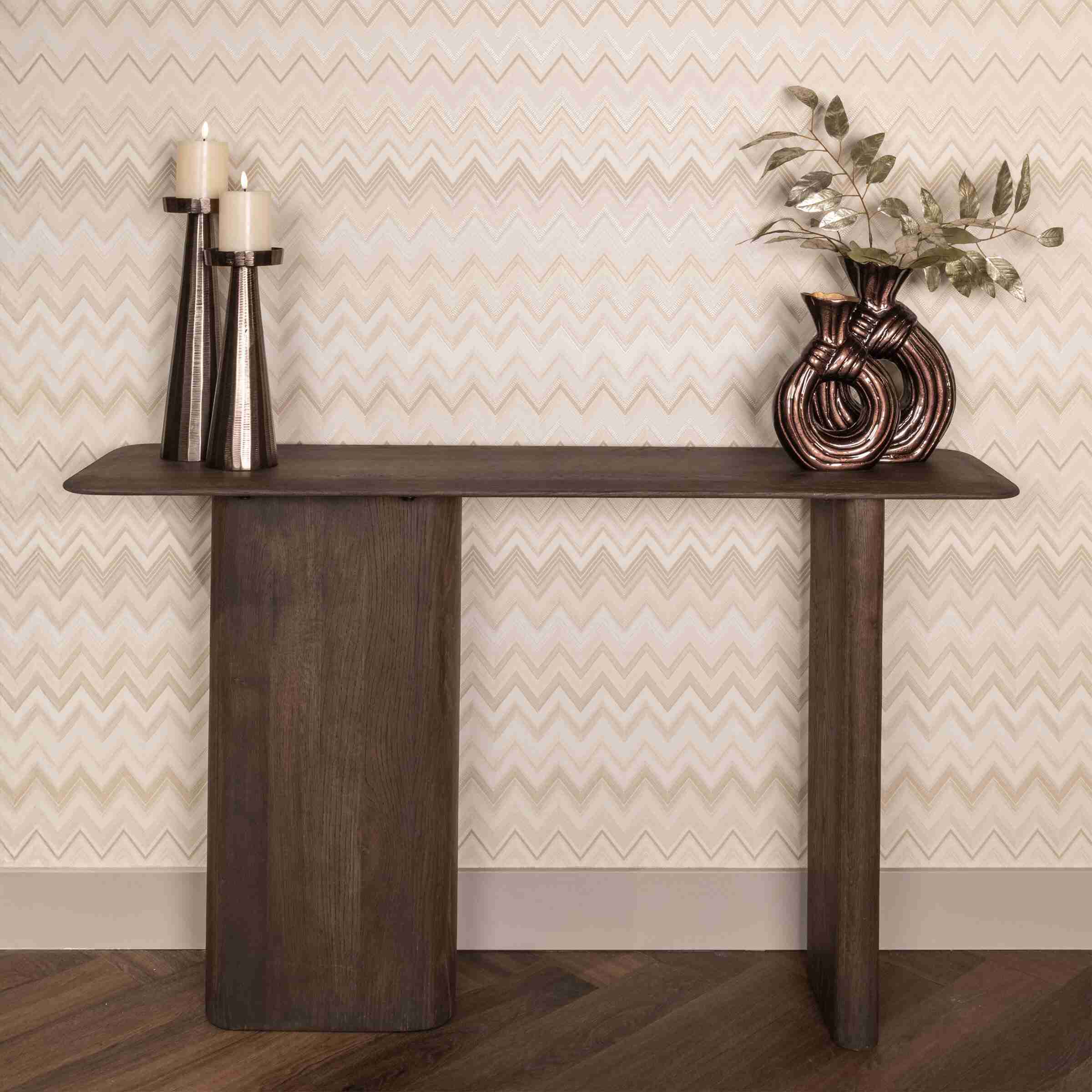 Richmond Sidetable Castello Eiken, 130cm - Smoked Charchoal