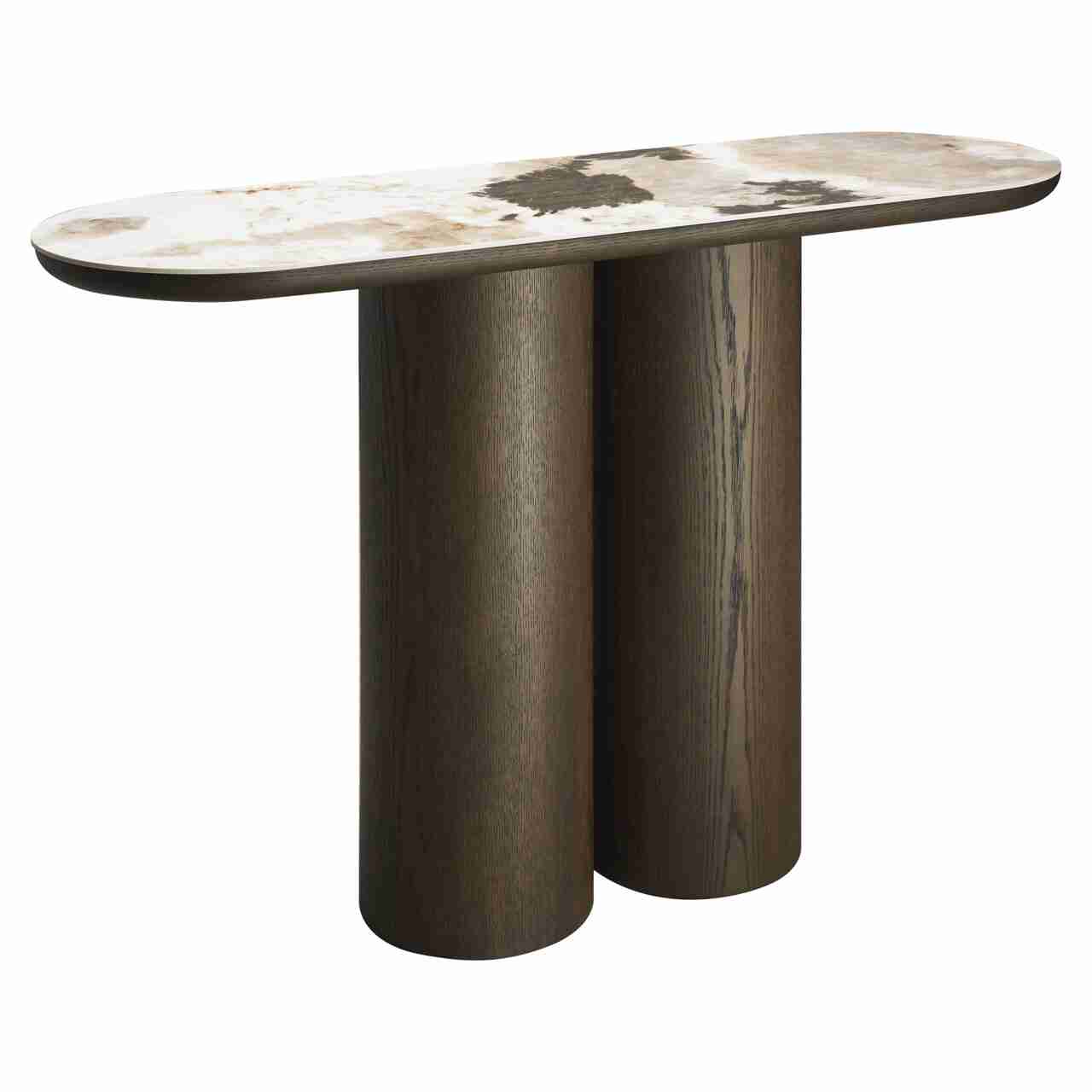 Richmond Sidetable Langford Keramiek, 120cm - Bruin