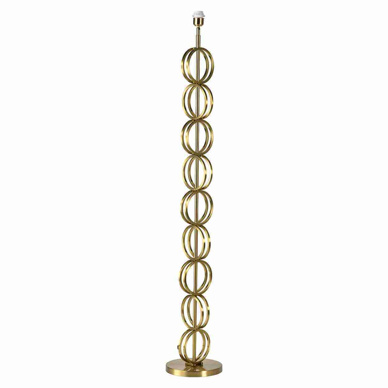 Richmond Vloerlamp Blizz 156cm hoog - Goud (excl. kap)