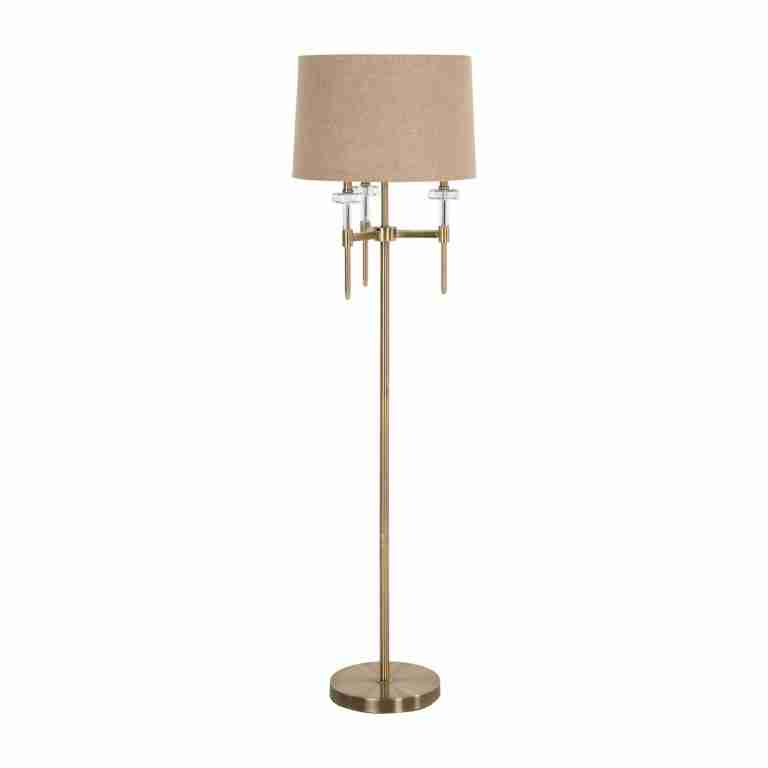 Richmond Vloerlamp Josie 161cm hoog - Brushed Gold