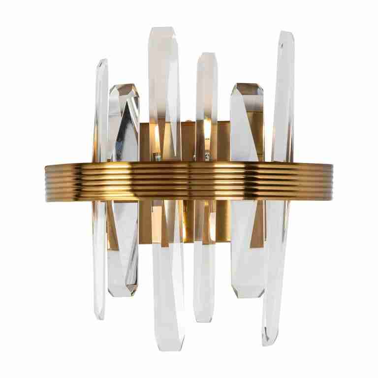 Richmond Wandlamp Brigh Crystal, 2-lamps - Goud