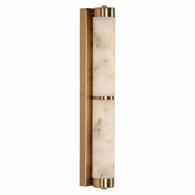 Richmond Wandlamp Lycke Marmerlook, 60cm - Goud