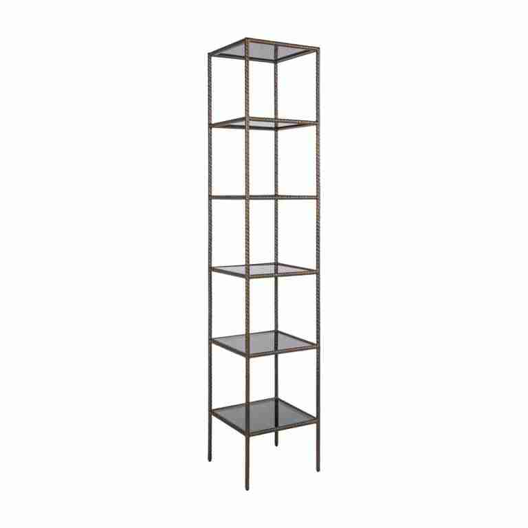 Richmond Wandrek Sheridon Glas en ijzer, 200 x 40cm - Goud