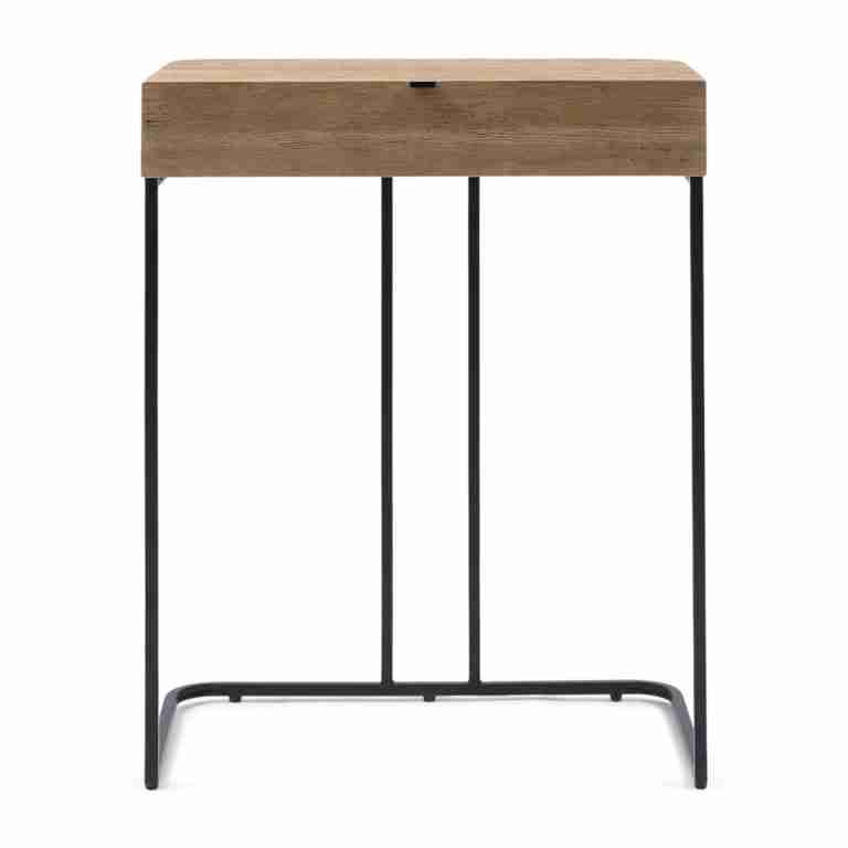 Rivièra Maison Bureau Acorn Eikenhout, Met 1 lade - Bruin