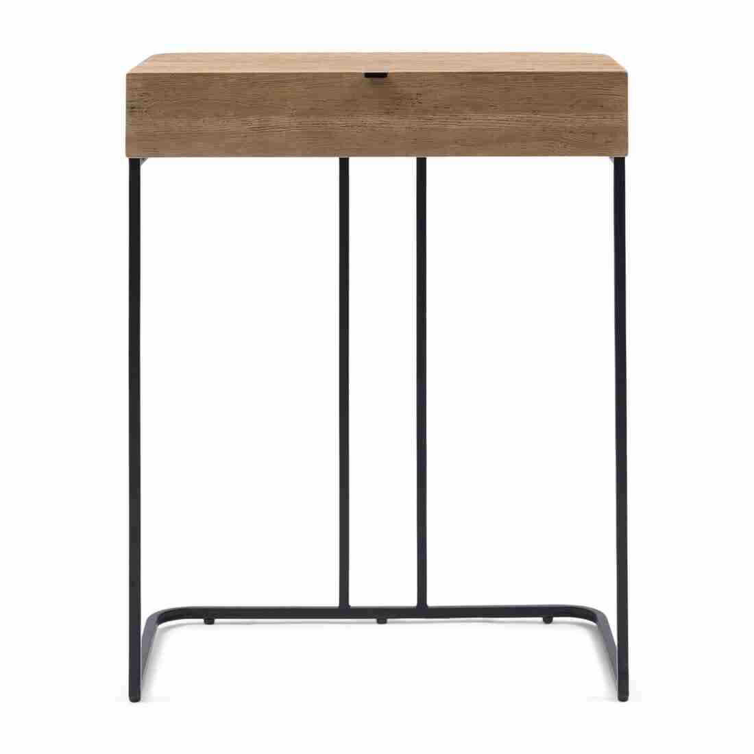 Rivièra Maison Bureau Acorn Eikenhout, Met 1 lade - Bruin