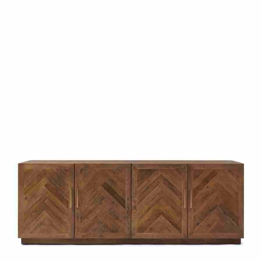 Rivièra Maison Dressoir Riverside Eikenhout, 230cm - Naturel