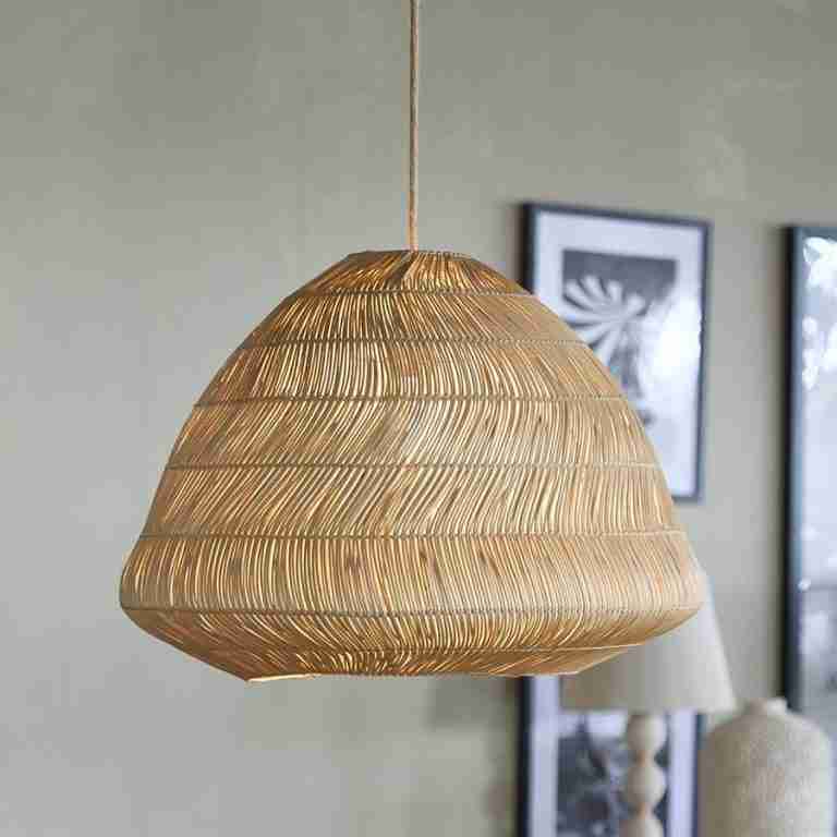 Rivièra Maison Hanglamp Arta Rattan Pitriet, 55cm - Naturel