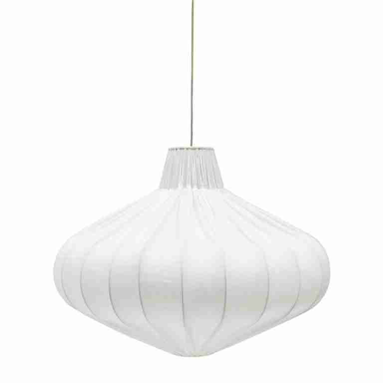 Rivièra Maison Hanglamp Monreale Linnen, 72cm - Wit