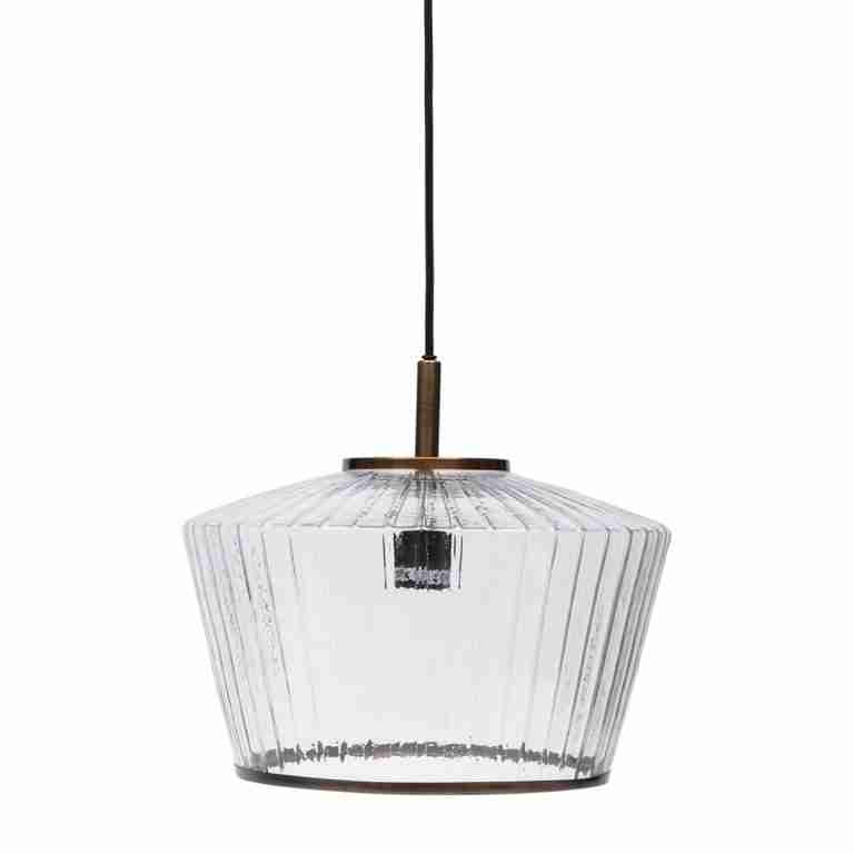 Rivièra Maison Hanglamp Nolana Glas, 38cm - Transparant