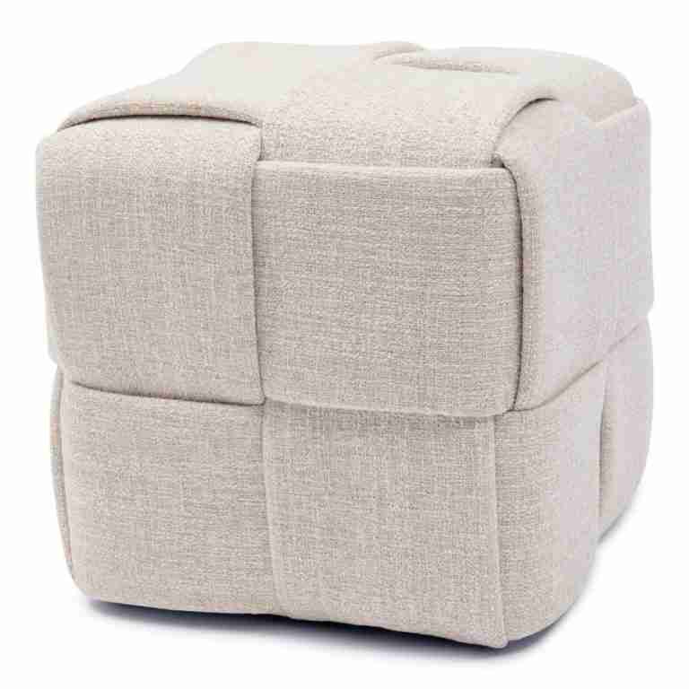 Rivièra Maison Hocker Qbic Tweed - Antique White