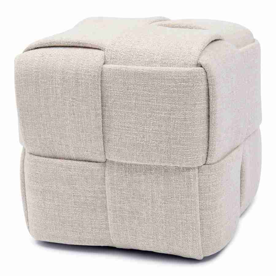 Rivièra Maison Hocker Qbic Tweed - Antique White
