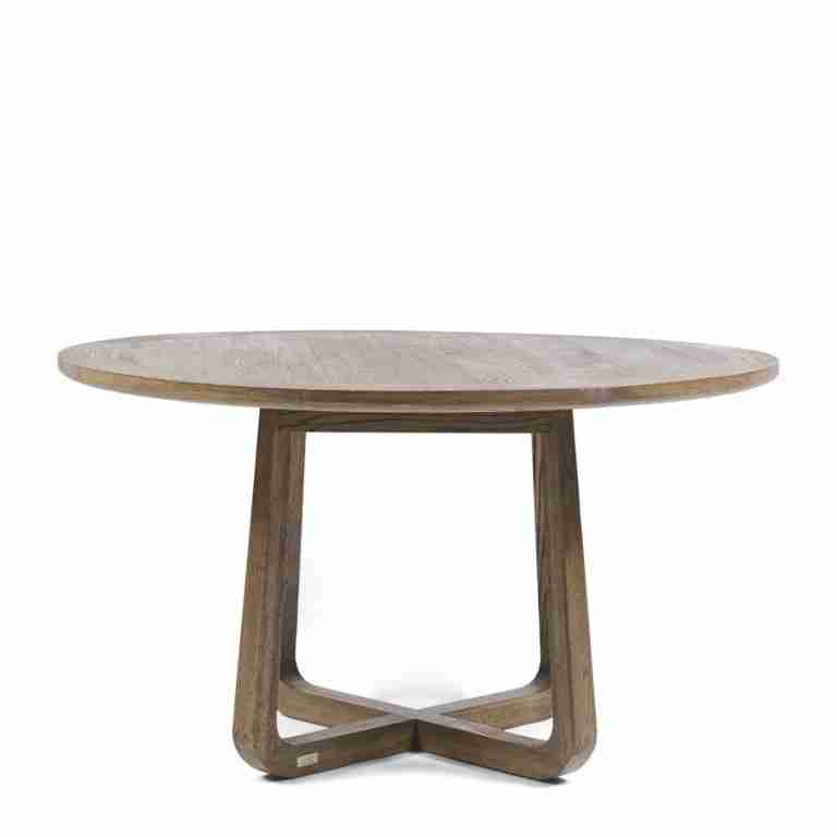 Rivièra Maison Ronde Eettafel Miller Eikenhout, 140cm - Bruin