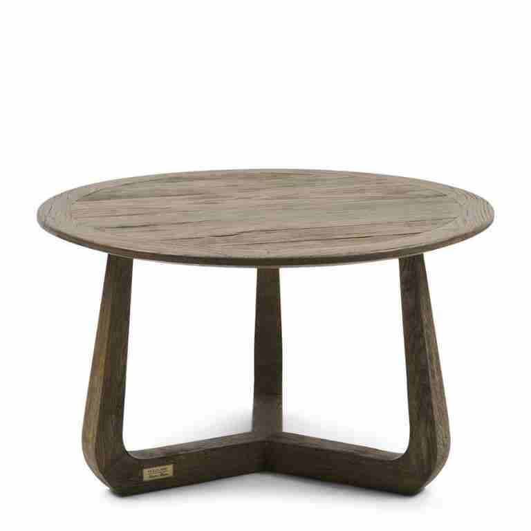 Rivièra Maison Ronde Salontafel Miller Eikenhout, 70cm - Bruin