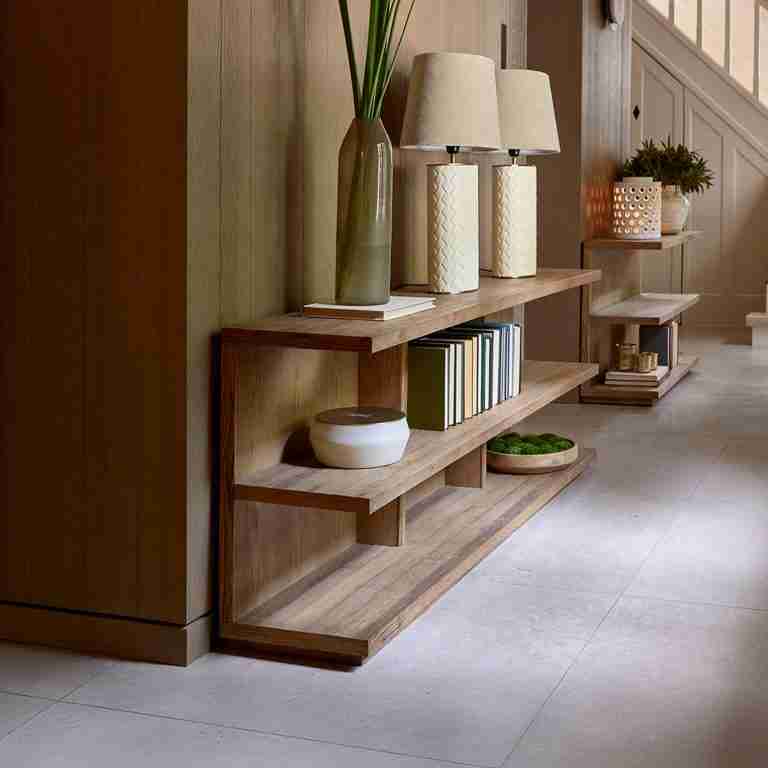 Rivièra Maison Sidetable Vermont Eikenhout, 180cm - Bruin