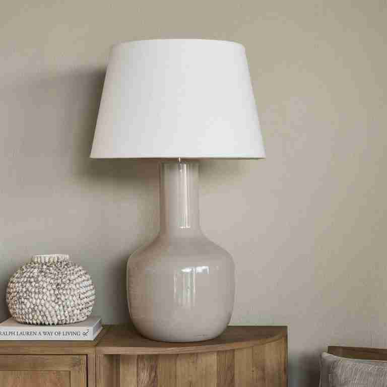 Rivièra Maison Tafellamp Tribeca 62cm - Flax (excl. kap)