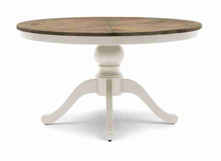 Rivièra Maison Uitschuifbare Eettafel Le Marais Eikenhout, 140/190 x 140cm - Bruin - Rond