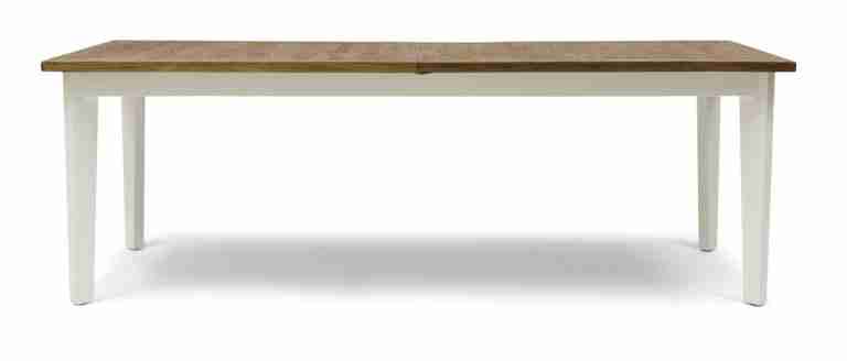 Rivièra Maison Verlengbare Eettafel Xavier Eikenhout en populierenhout, 230/330 x 90cm - Wit