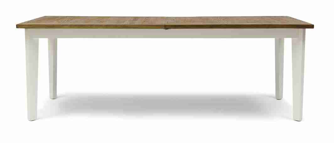 Rivièra Maison Verlengbare Eettafel Xavier Eikenhout en populierenhout, 230/330 x 90cm - Wit
