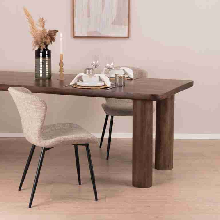 Sohome Eettafel Merle Mangohout, 240 x 100cm - Bruin