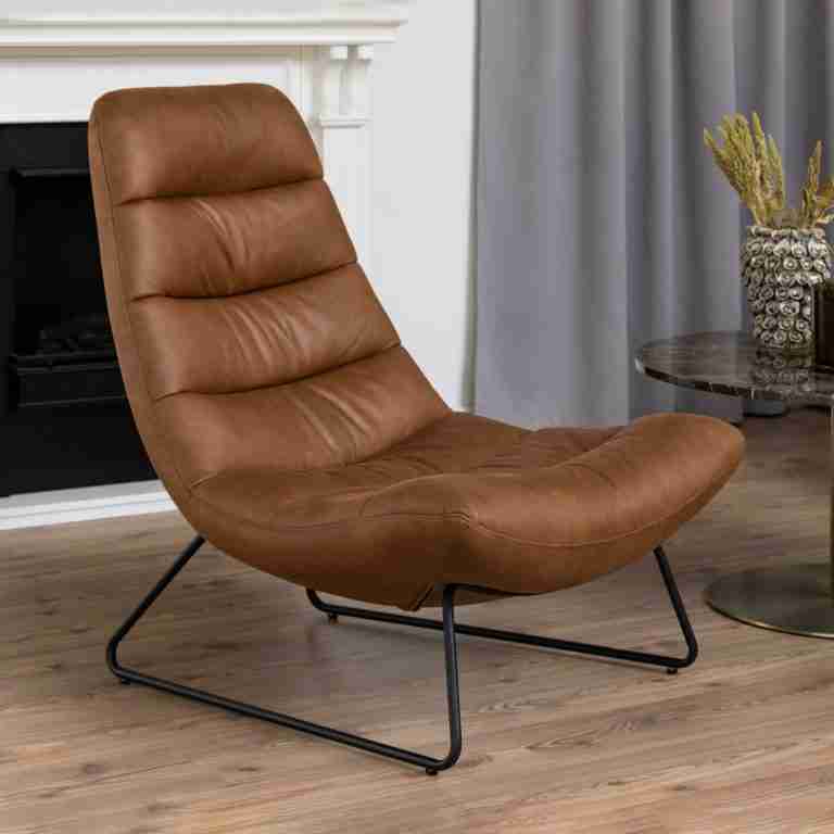 Sohome Fauteuil Otis Eco-leder - Bruin