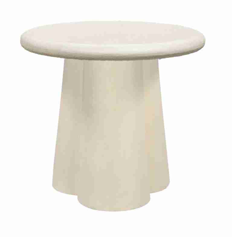 Sohome Ronde Bijzettafel Scottie Beton, 50cm - Beige