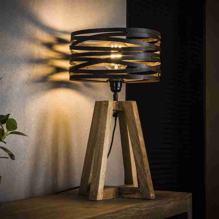 Tafellamp Manuel 1-lamps, 50cm - Slate Grey