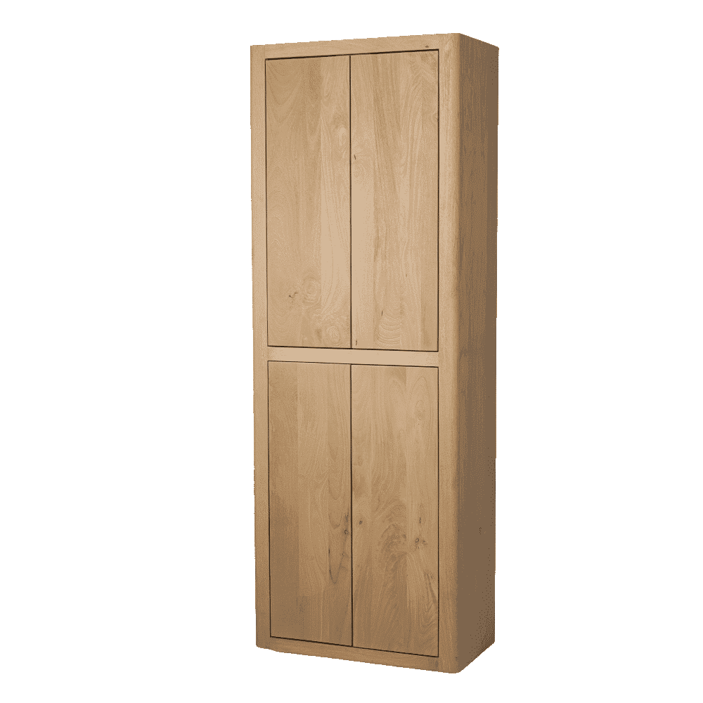 Tower Living Opbergkast Tenna Mangohout, 220 x 80cm - Naturel