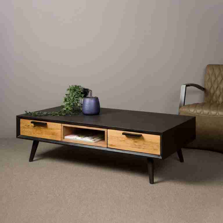 Tower Living Salontafel Bresso Eiken, 140 x 70 cm - Hout