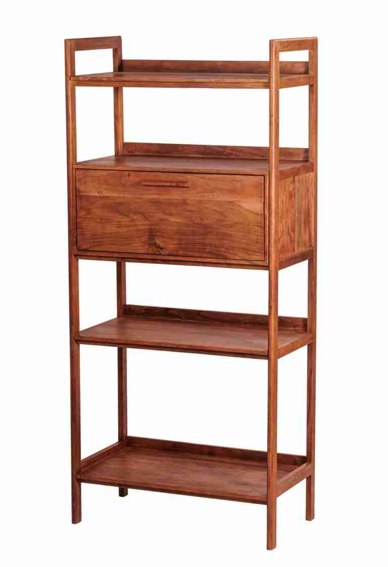 Tower Living Wandrek Falcone Met 1 deur, Acaciahout, 200 x 90cm - Bruin