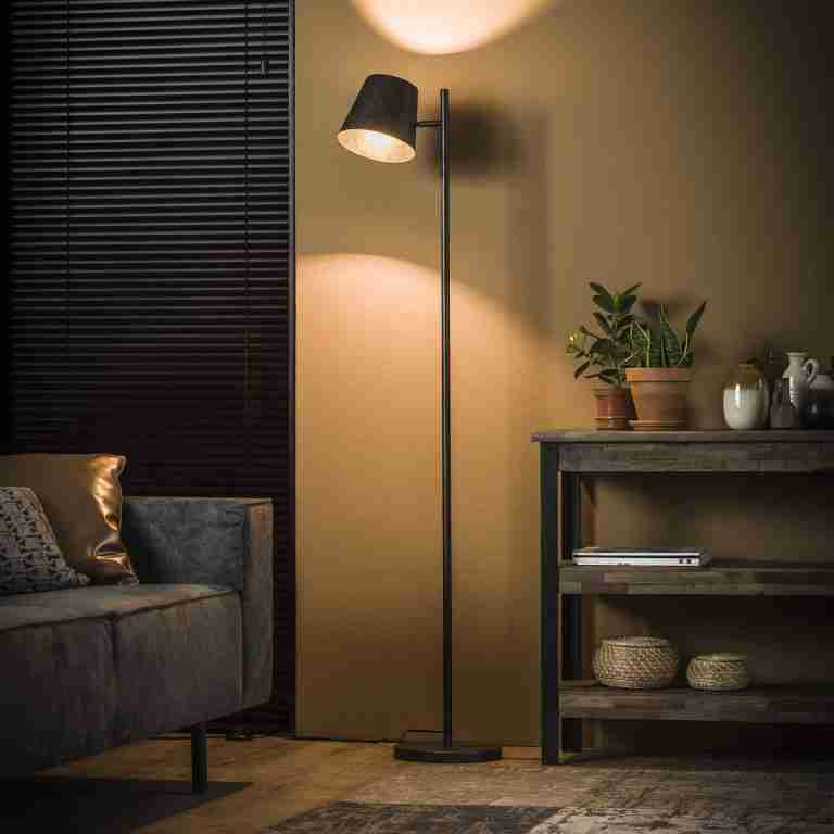 Vloerlamp Telly 157cm - Charcoal