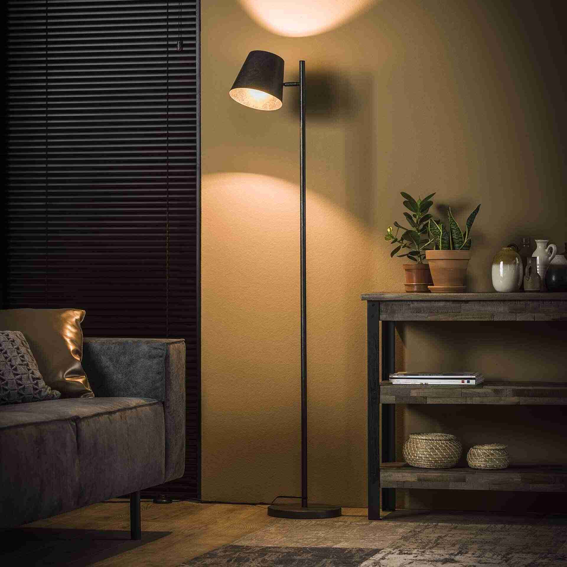 Vloerlamp Telly 157cm - Charcoal